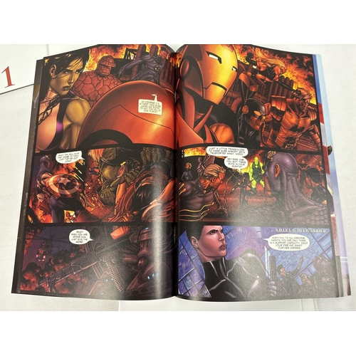 150 - Civil War A Marvel Comics Event In Seven Parts, 2006, by writers and inkers Mark Millar, Steve NcNiv... 