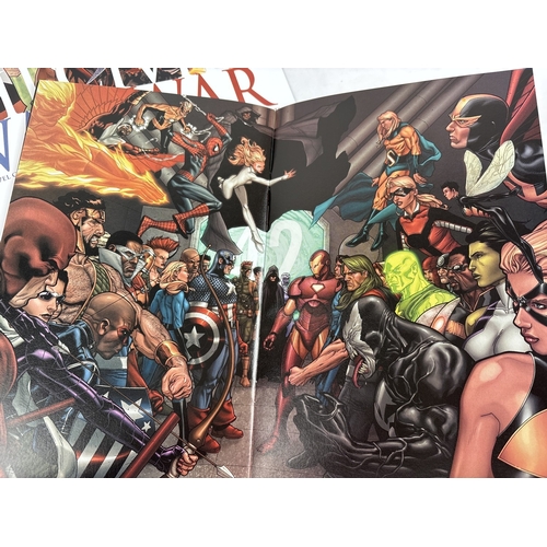 150 - Civil War A Marvel Comics Event In Seven Parts, 2006, by writers and inkers Mark Millar, Steve NcNiv... 