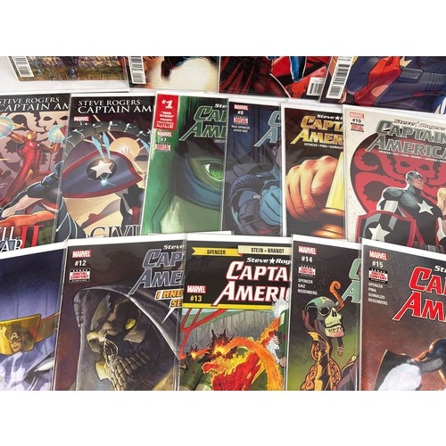 153 - Captain America: Steve Rogers - complete run issues #1 - 19 from Marvel Comics, 2016-17. Includes Ci... 