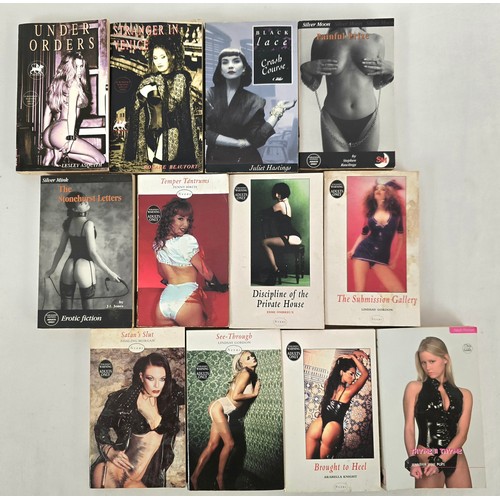 30 - 12 assorted fetish interest adult erotic paperback fiction books, to include publications from Nexus... 