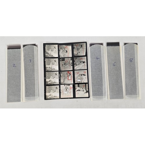 13 - An envelope containing assorted vintage photo negatives and contact sheets from a professional adult... 