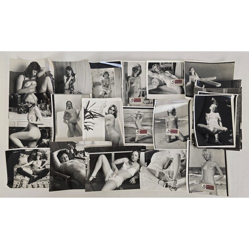 15 - A collection of 30 assorted vintage black & white professional glamour photographs, in varying sizes... 