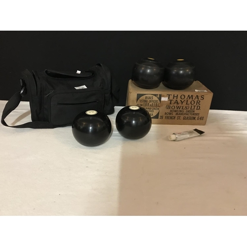 246 - 2 PAIRS OF BOWLES