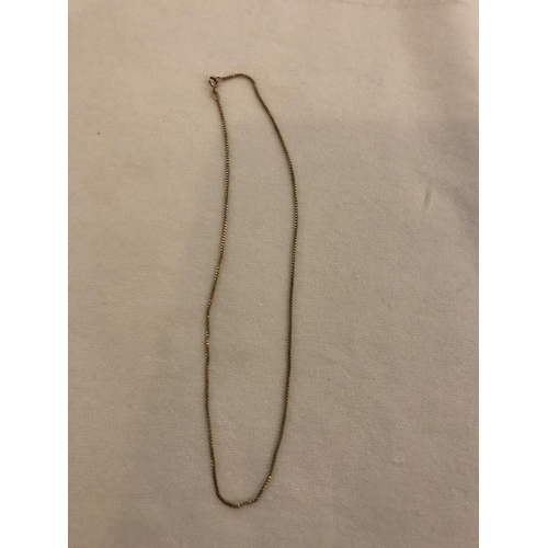 259 - 9CT GOLD CHILDS NECKLACE