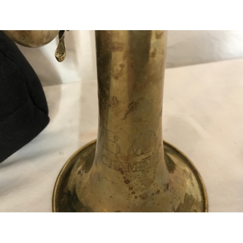 280 - B AND M BRASS TRUMPET IN CARRY CASE