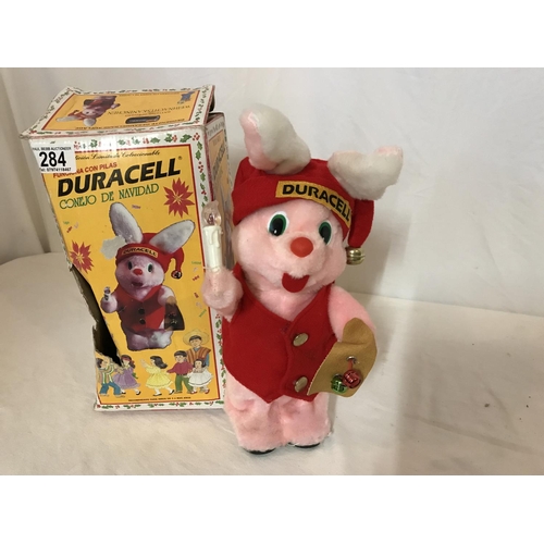 284 - BOXED DURACELL BUNNY