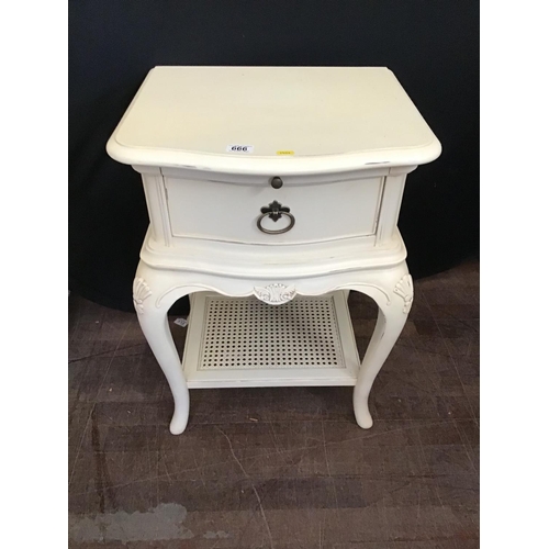 666 - WILLIS & GAMBIER BEDSIDE CABINET
