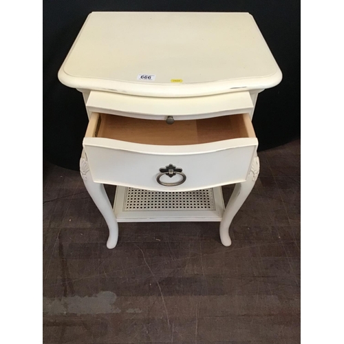 666 - WILLIS & GAMBIER BEDSIDE CABINET