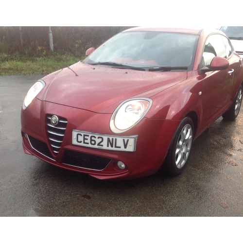 166 - 2012 ALFA ROMEO MITO SPRINT JTDM-2 3 DOOR HATCHBACK DIESEL 1248CC (NO TAX PAYABLE) 2 KEYS PART SERVI... 