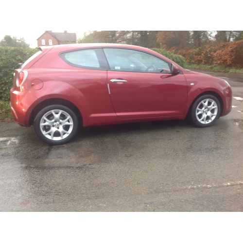 166 - 2012 ALFA ROMEO MITO SPRINT JTDM-2 3 DOOR HATCHBACK DIESEL 1248CC (NO TAX PAYABLE) 2 KEYS PART SERVI... 