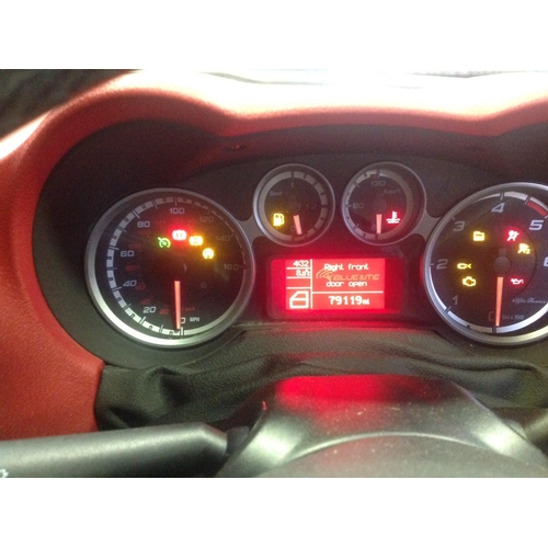 166 - 2012 ALFA ROMEO MITO SPRINT JTDM-2 3 DOOR HATCHBACK DIESEL 1248CC (NO TAX PAYABLE) 2 KEYS PART SERVI... 