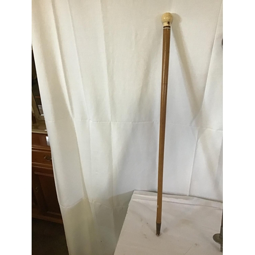 79 - QTY OF WALKING CANES & SHOOTING STICK ETC