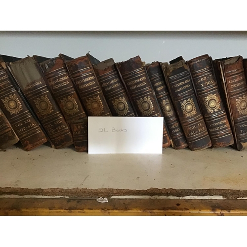 85 - 24 VOLUMES OF THE ENCYCLOPEDIA BRITTANICA NINTH EDITION