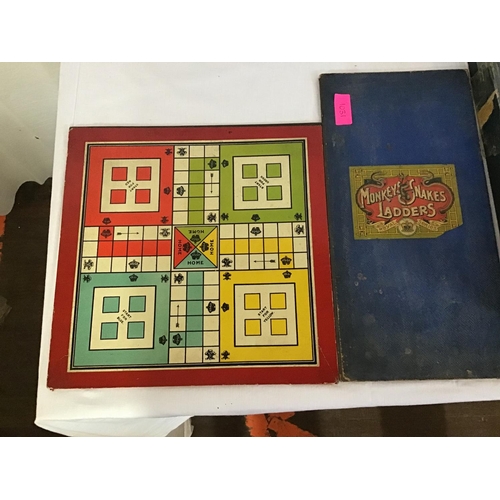 96 - VINTAGE MONOPOLY GAME, VINTAGE CRACKERS, AND MICKEY MOUSE GAME