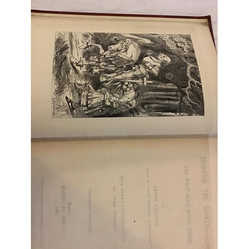 124 - 6 BOOKS TO INCLUDE - ILLUSTRATED UNCLE TOMS CABIN, THROUGH THE LOOKING GLASS BY LEWIS CARROLL, ALICE... 