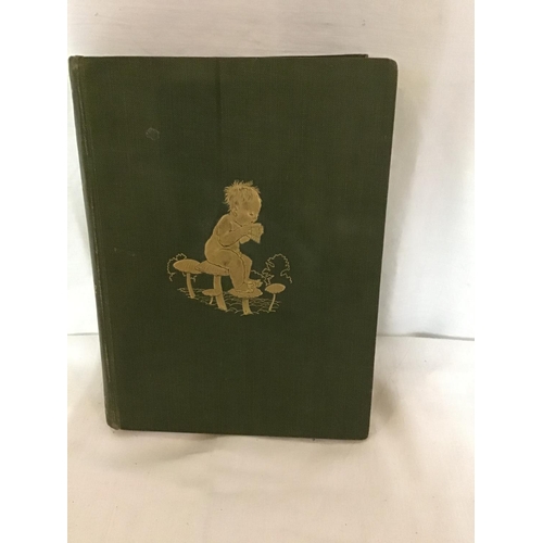 126 - BOOK - PETER PAN IN KENSINGTON GARDENS BY J. M BARRIE - ILLUSTRATED BY ARTHUR RACKHAM GREEN BOOK WIT... 