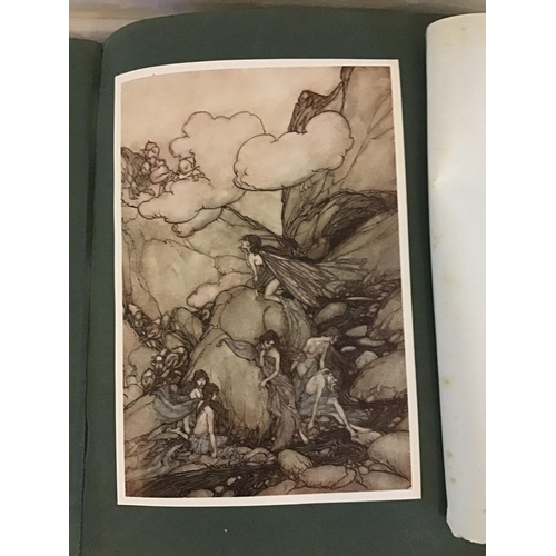 129 - BOOK - RIP VAN WINKLE - BY WASHINGTON IRVINE WITH DRAWINGS FROM ARTHUR RACKHAM - PUBLISHED BY HEINEM... 