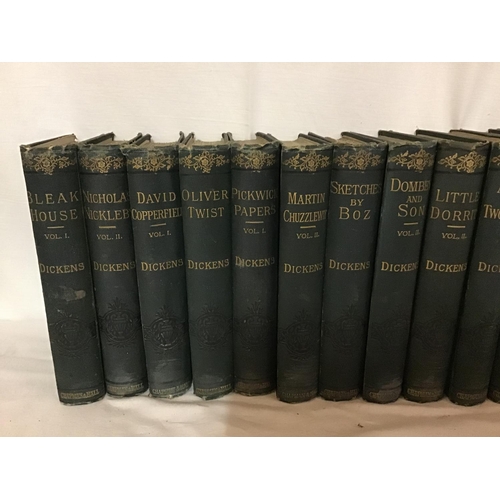 133 - 23 X DICKENS BOOKS - CURIOSTIY SHOP, GREAT EXPECTATIONS ETC