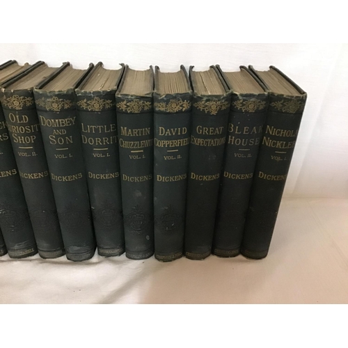 133 - 23 X DICKENS BOOKS - CURIOSTIY SHOP, GREAT EXPECTATIONS ETC