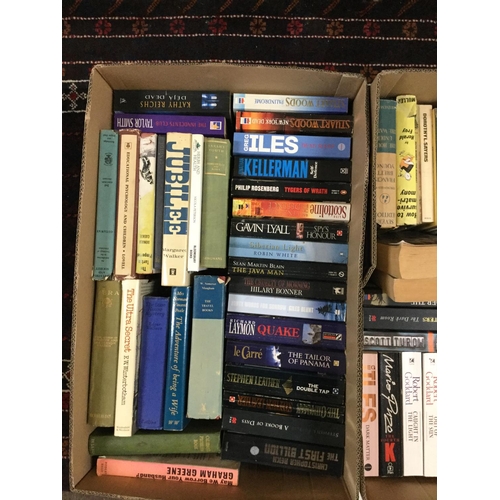 246 - 8 BOXES OF BOOKS MOSTLY PAPERBACKS