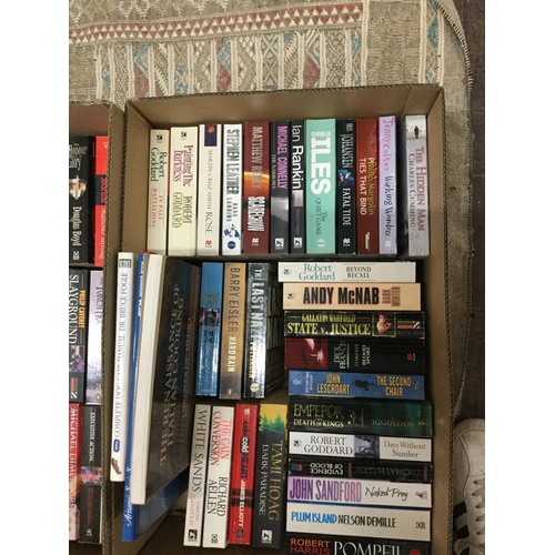 246 - 8 BOXES OF BOOKS MOSTLY PAPERBACKS