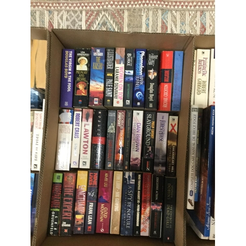 246 - 8 BOXES OF BOOKS MOSTLY PAPERBACKS