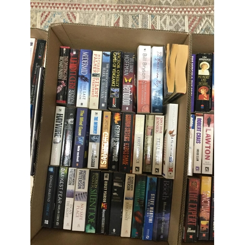 246 - 8 BOXES OF BOOKS MOSTLY PAPERBACKS