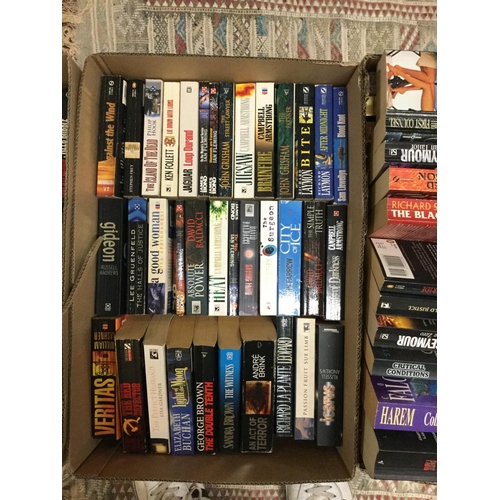 246 - 8 BOXES OF BOOKS MOSTLY PAPERBACKS