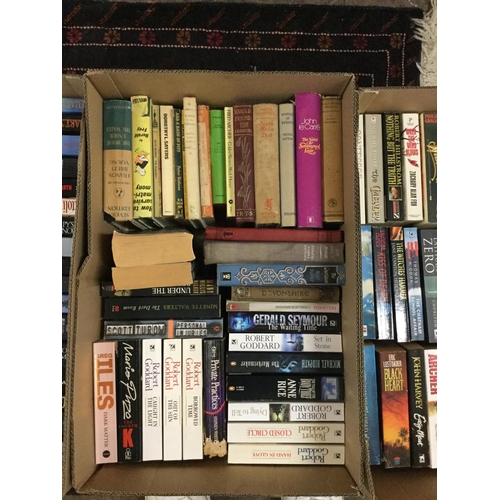 246 - 8 BOXES OF BOOKS MOSTLY PAPERBACKS