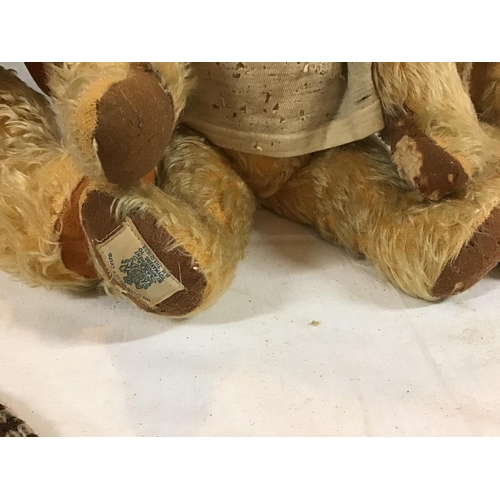 171 - 4 VINTAGE JOINTED TEDDY BEARS