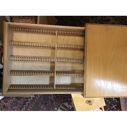 183 - LARGE QTY OF ODDS TO INCLUDE SEWING BOX, WINE RACK, CHINA ETC