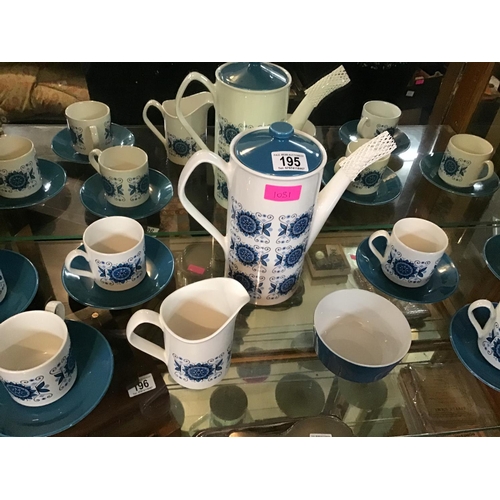 195 - RETRO COFFEE SET