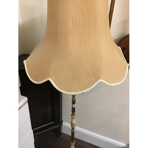 213 - ONYX STANDARD LAMP C/W SHADE