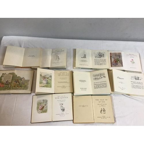 426 - QTY OF VINTAGE BEATRIX POTTER BOOKS TO INCLUDE AN EARLY COPY OF THE ROLY POLY PUDDING