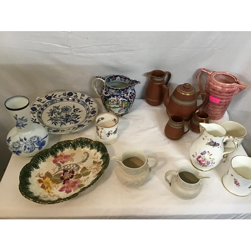 233 - CRATE OF VICTORIAN AND LATER CHINA TO INCLUDE COALPORT, WADE HEATH ETC