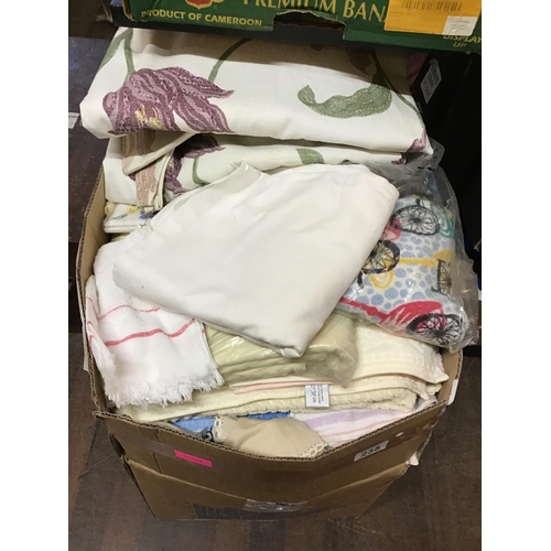 235 - LARGE QTY OF LINEN TO INCLUDE BLANKETS, TOWELS ETC