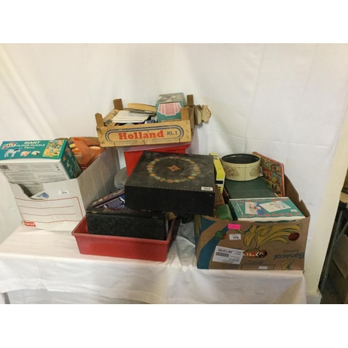 264 - LARGE QTY OF VINTAGE GAMES INC TOY CARS ETC