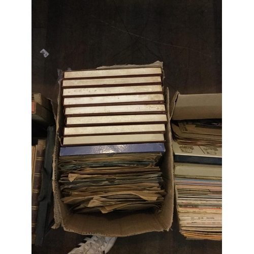 266 - 5 BOXES OF RECORDS ETC