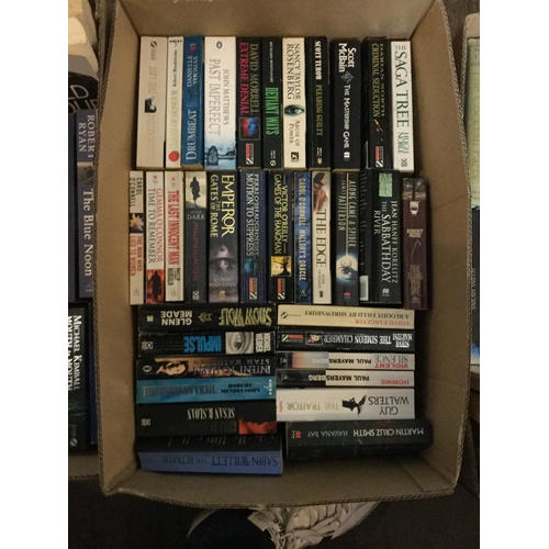 270 - 6 BOXES OF BOOKS MOSTLY PAPERBACKS