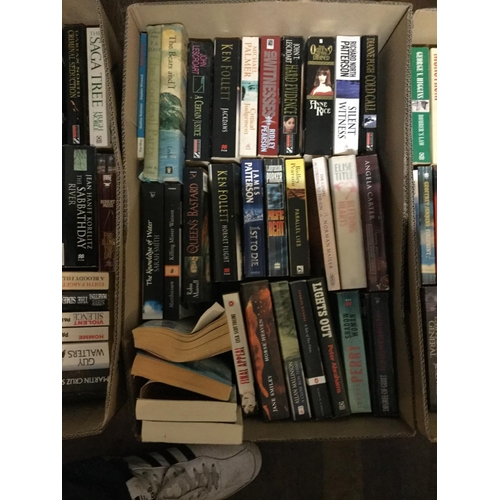 270 - 6 BOXES OF BOOKS MOSTLY PAPERBACKS