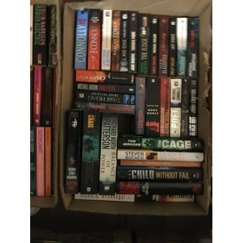 270 - 6 BOXES OF BOOKS MOSTLY PAPERBACKS