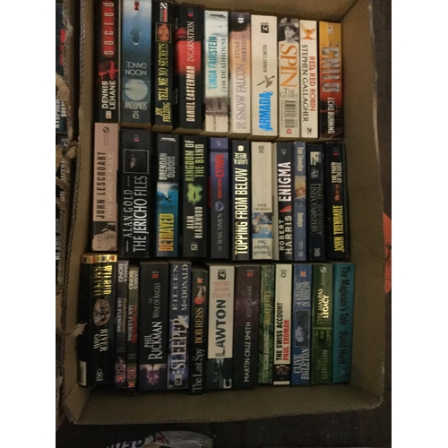 270 - 6 BOXES OF BOOKS MOSTLY PAPERBACKS