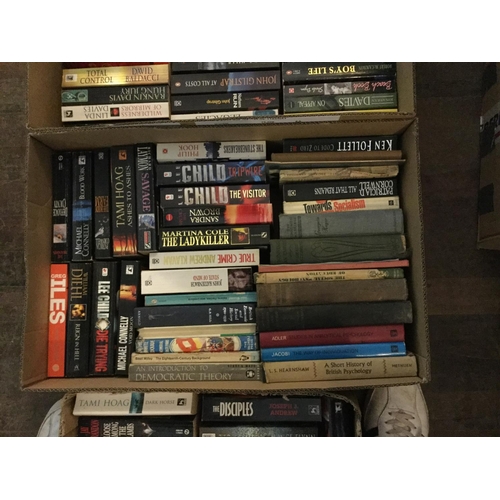 272 - 7 BOXES OF BOOKS MOSTLY PAPERBACKS