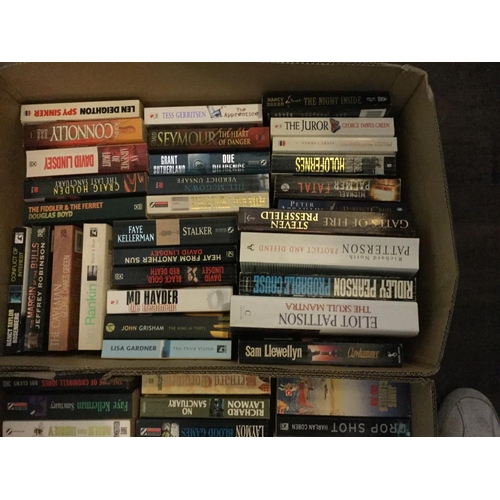 272 - 7 BOXES OF BOOKS MOSTLY PAPERBACKS