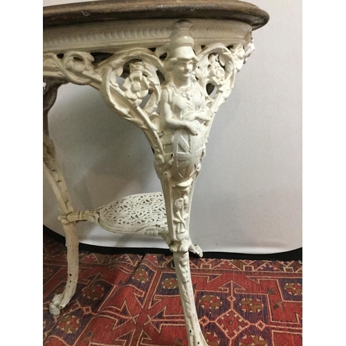 276 - VICTORIAN CAST IRON BASED PUB TABLE