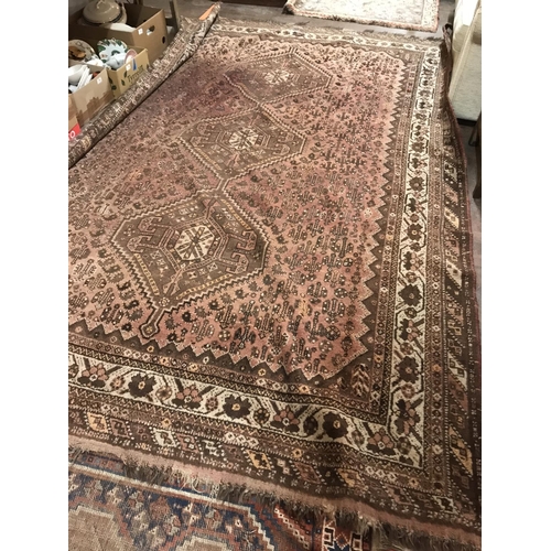 288 - BROWN PATTERNED CARPET 126