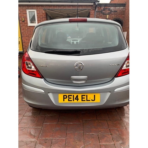 73 - VAUHALL CORSA S CDTI ECO FLEX
REGISTERED 2014
DIESEL
MOT UNTIL 3/12/2021
FULL SERVICE HISTORY