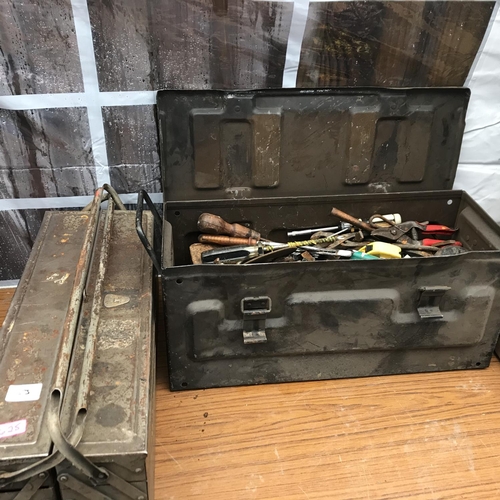 53 - 2 TOOL BOXES AND TOOLS