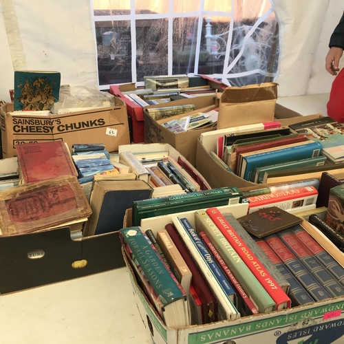 62 - 7 BOXES OF BOOKS