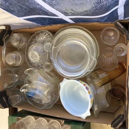 65 - 4 BOXES OF GLASSWARE